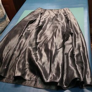 Vintage Scott McClintock Millennium 2000 Women's size 6 Long Silver Skirt